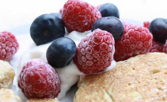 High Protein Pancakes ohne Mehl, mit Banane und Eiern